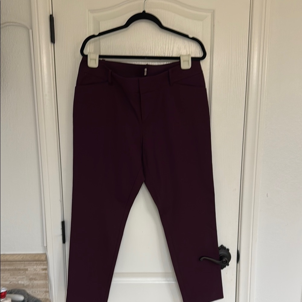 NWOT Merona Modern pants size 16 eggplant color